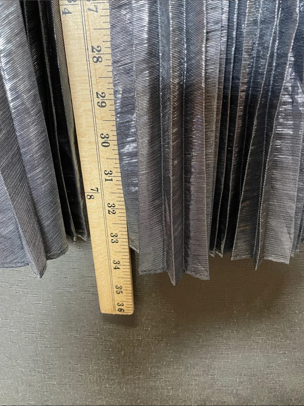 J. Crew Metallic Pleated Maxi Skirt in Silver
